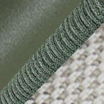 Green Aluminium / Green Rope / Beige Fabric swatch