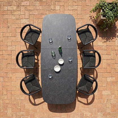 Lemon Pie - Outdoor Ceramic Extendable Table