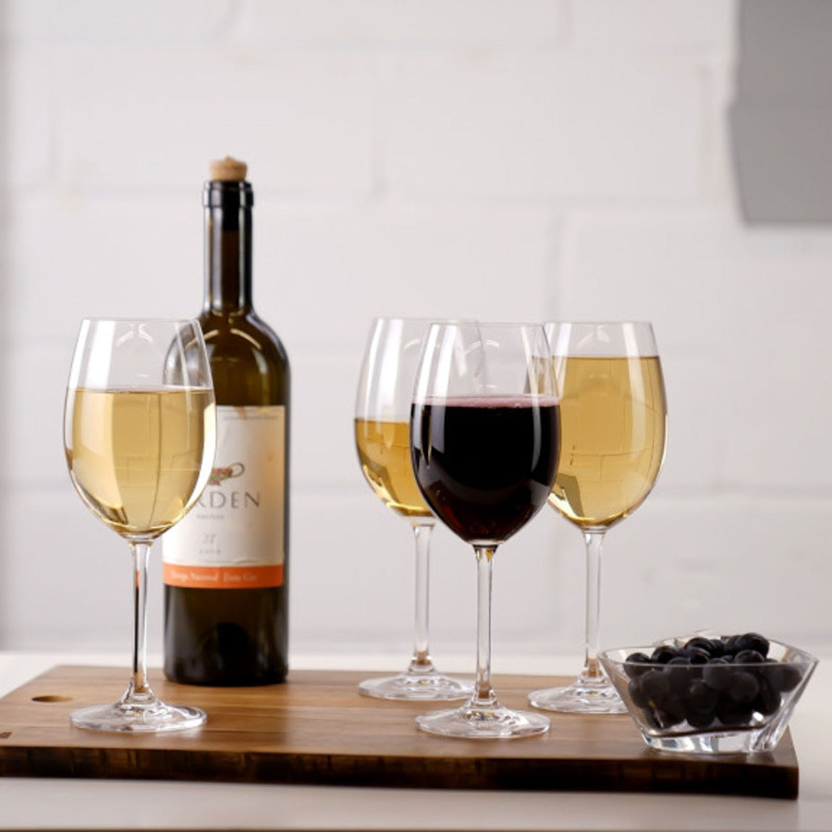 Ensemble De 6 Verres à Vin En Cristal - Grande Contenance Élégante Pour Fêtes