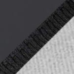 Charcoal Aluminium / Carbon Rope / Sense Smoke Fabric swatch