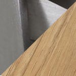 Stainless Steel / Teak swatch