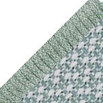 White / Mint Green Rope / Green Fabric swatch